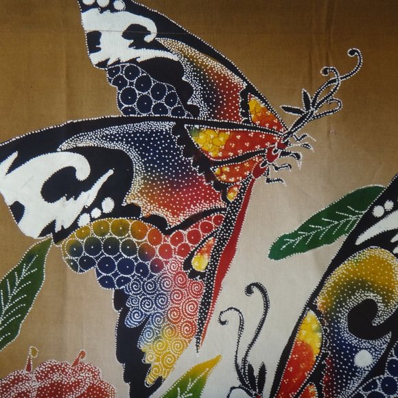 Wall Art Batik  Hand Painting Wall Tapestry NEW - Picture 5 of 5